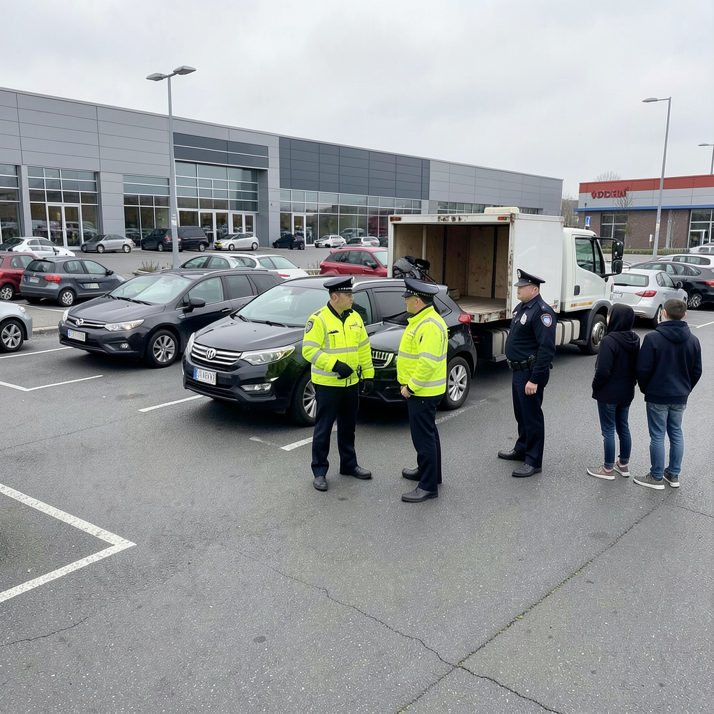 Twelve vehicles seized as police target young drivers at retail park